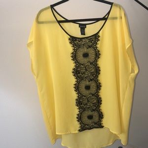 Torrid chiffon top